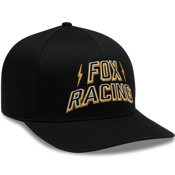 Fox Racing Storm Flexfit Hat mountain bike gear in Black detail view sku 38441-001