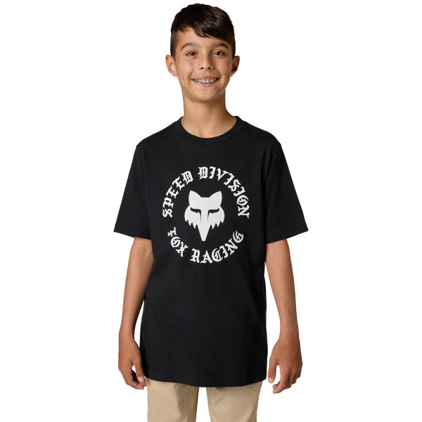 Fox Racing Badge Tee mountain bike gear detail view sku 38448-581