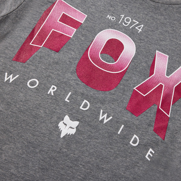 Fox Racing Beam Tee mountain bike gear in Ultra Black detail view sku 38450-572