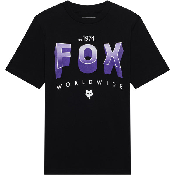 Fox Racing Beam Tee mountain bike gear in Ultra Black detail view sku 38450-572