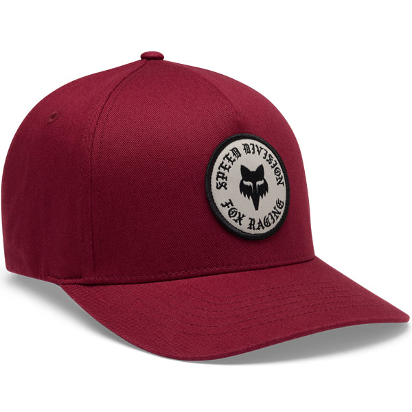 Fox Racing Badge Flexfit Hat mountain bike gear detail view sku 38469-097