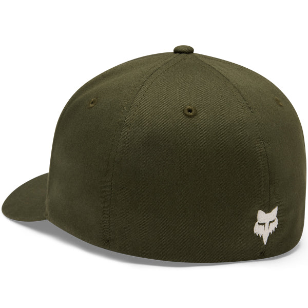 Fox Racing Supply Flexfit Hat mountain bike gear in Army detail view sku 38472-329 - alternate view
