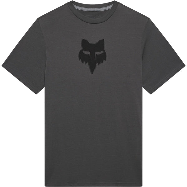 Fox Racing Edge Dri-Release Tee mountain bike gear in Dark Shadow detail view sku 38485-001