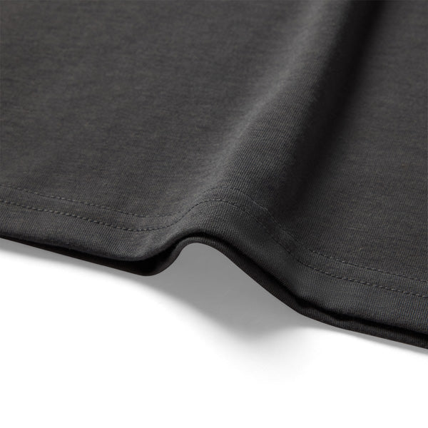 Fox Racing Edge Dri-Release Tee mountain bike gear in Dark Shadow detail view sku 38485-001