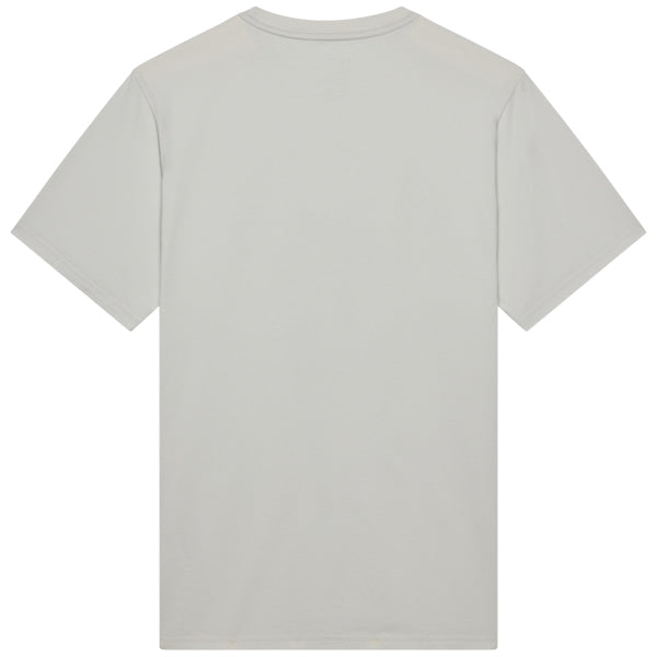 Fox Racing Badge 195 Original Tee mountain bike gear in Light Grey detail view sku 38493-097
