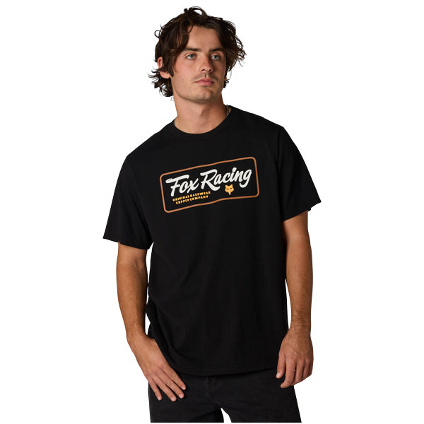 Fox Racing Fuel 195 Original Tee mountain bike gear in Black detail view sku 38500-001