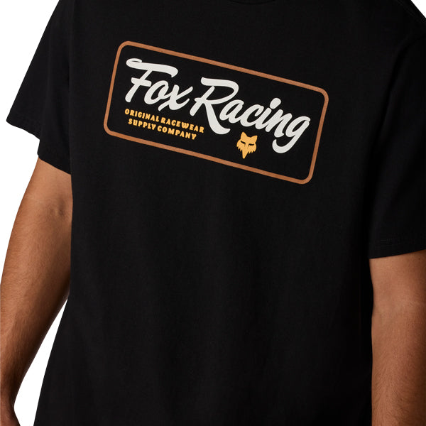 Fox Racing Fuel 195 Original Tee mountain bike gear in Black detail view sku 38500-001