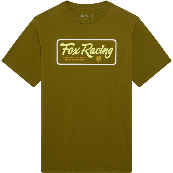 Fox Racing Fuel 195 Original Tee mountain bike gear in Army detail view sku 38500-001