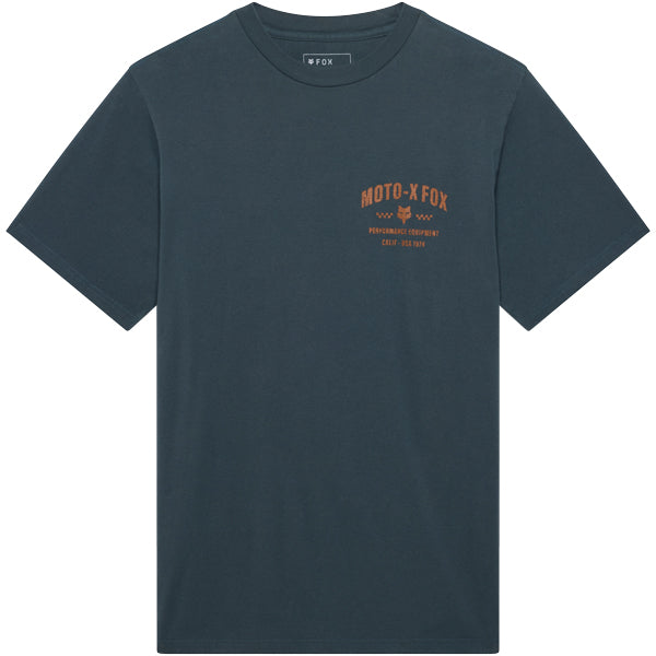 Fox Racing Supply 195 Original Tee mountain bike gear in Black detail view sku 38502-001