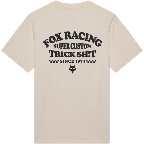 Fox Racing Trick 195 Original Tee mountain bike gear in Black detail view sku 38503-001