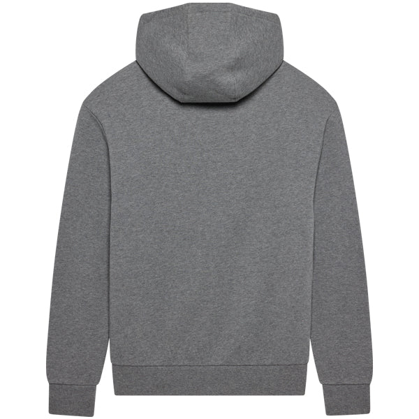 Fox Racing Checker Pullover Hoodie mountain bike gear in Heather Graphite detail view sku 38513-001