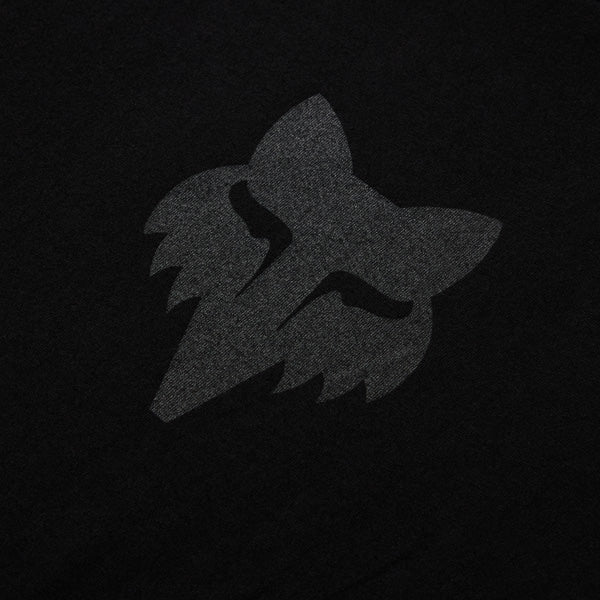 Fox Racing Fox Head 195 Original Tee mountain bike gear in Black/Black detail view sku 39402-001
