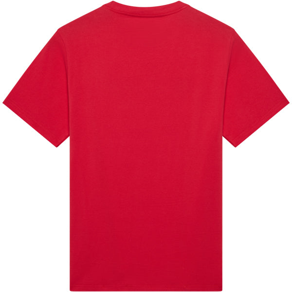 Fox Racing Fox Head 195 Original Tee mountain bike gear in Flame Red detail view sku 39402-001