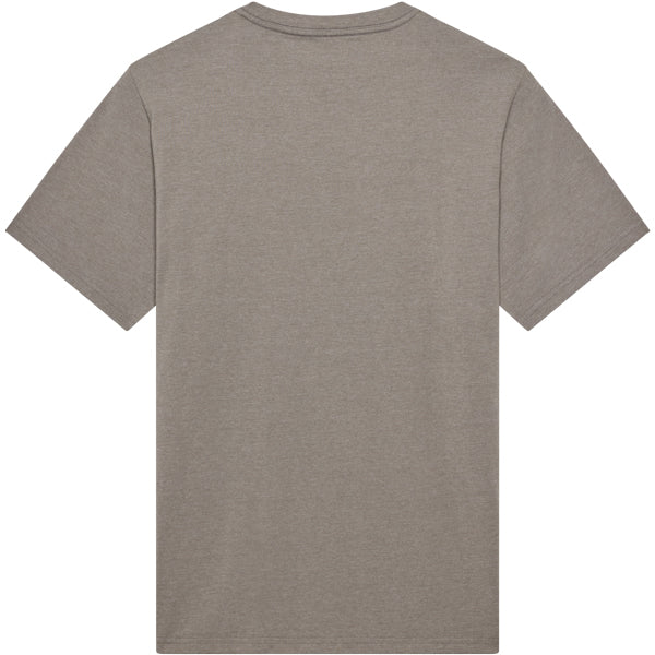 Fox Racing Fox Head 195 Original Tee mountain bike gear in Heather Graphite detail view sku 39402-001