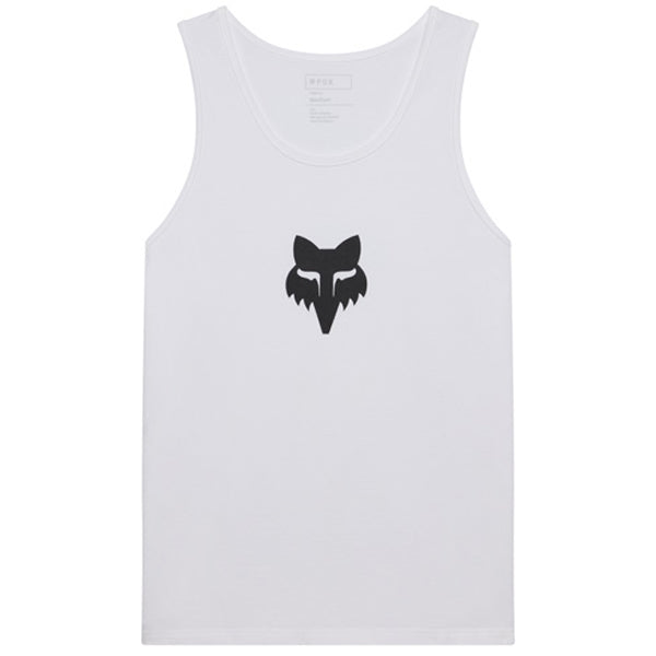 Fox Racing Fox Head 195 Original Tank mountain bike gear in White detail view sku 39403-001