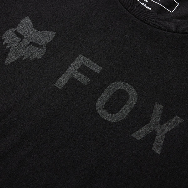 Fox Racing Absolute 195 Original Tee mountain bike gear in Black/Black detail view sku 39404-001