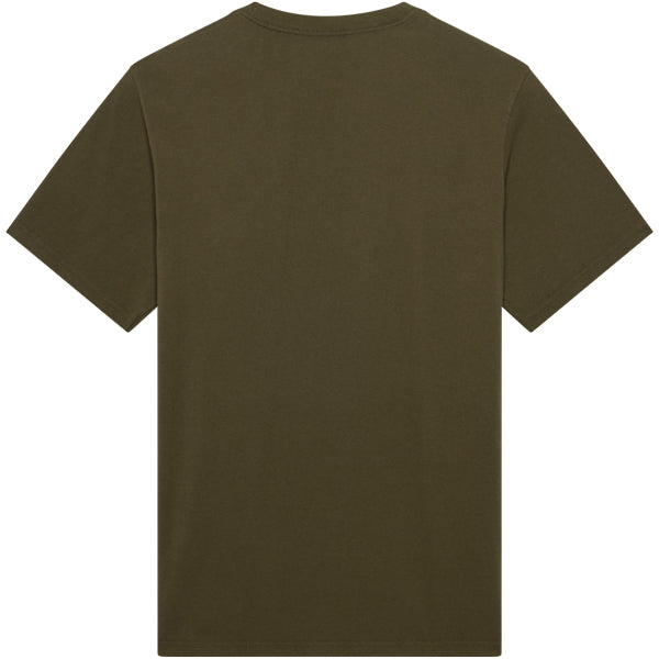 Fox Racing Absolute 195 Original Tee mountain bike gear in Olive Green detail view sku 39404-001