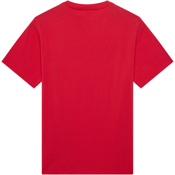Fox Racing Absolute 195 Original Tee mountain bike gear in Flame Red detail view sku 39404-001