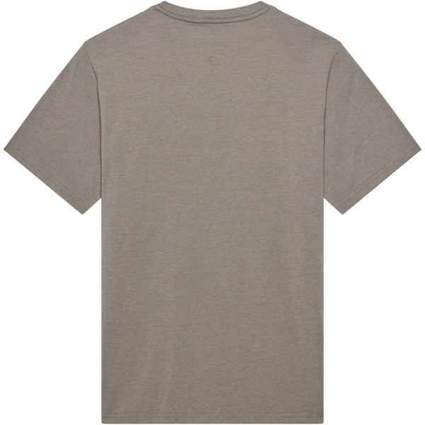 Fox Racing Absolute 195 Original Tee mountain bike gear in Heather Graphite detail view sku 39404-001