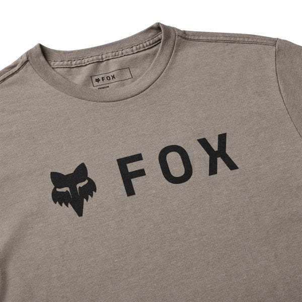 Fox Racing Absolute 195 Original Tee mountain bike gear in Chalk detail view sku 39404-001