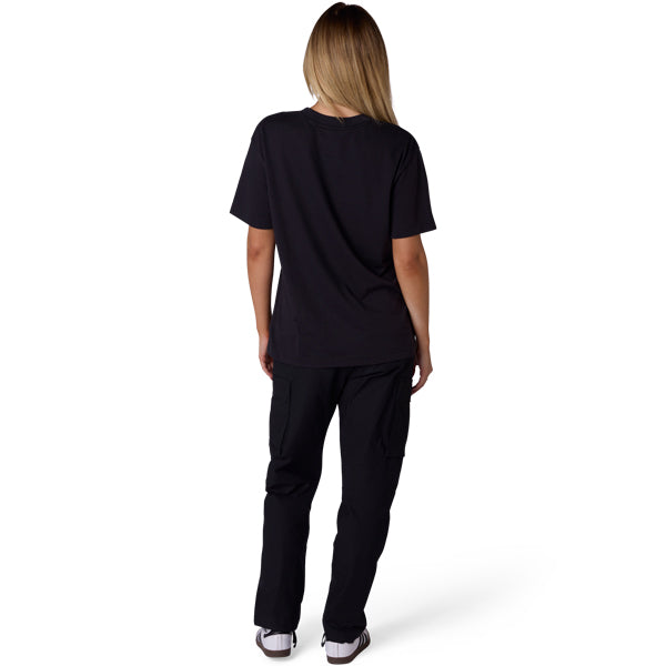 Fox Racing Absolute Tee mountain bike gear in Black detail view sku 39405-001