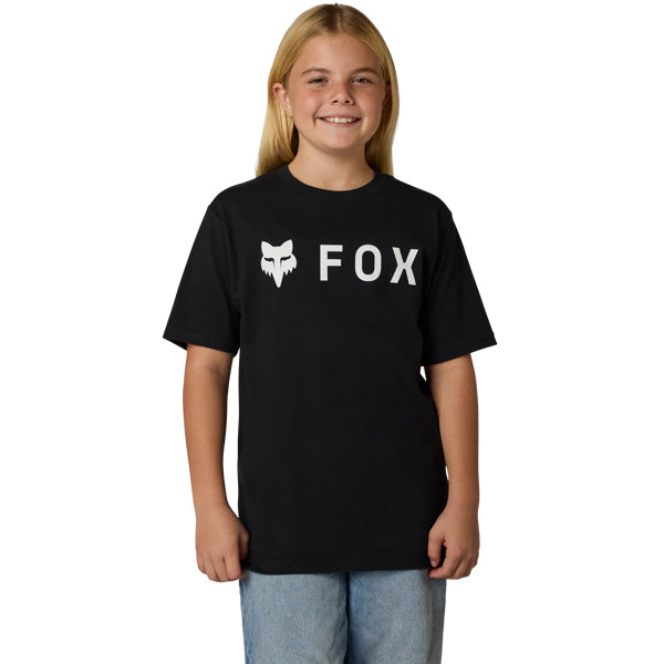 Fox Racing Absolute Tee mountain bike gear in Ultra Black detail view sku 39613-D95