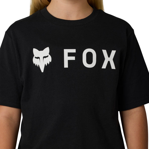 Fox Racing Absolute Tee mountain bike gear in Tibetan Red detail view sku 39613-D95