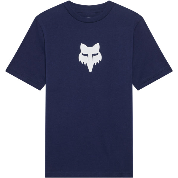 Fox Racing Fox Head Tee mountain bike gear in Navy detail view sku 39614-D95