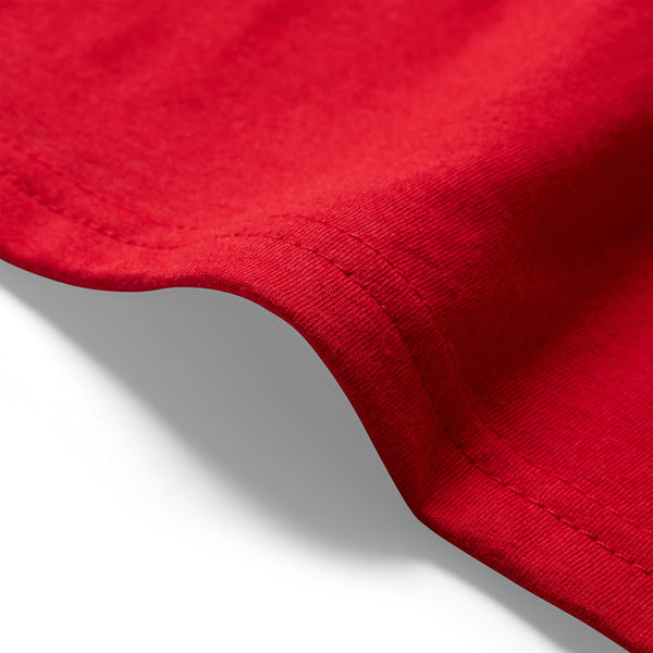 Fox Racing Fox Head Tee mountain bike gear in Tibetan Red detail view sku 39614-D95