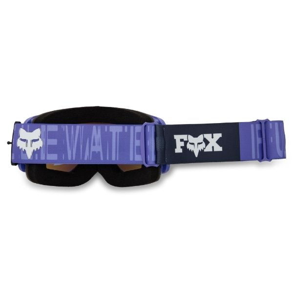 Fox Racing Main SE Diffuse Goggles - top-down view of frame curvature and outriggers SKU 38618-001-OS