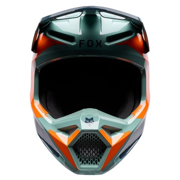 Fox Racing - V1 Image Print Helmet motocross helmet in Blue alternate product view 3 sku 38640-C84
