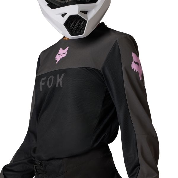 Fox Racing - Ranger Off-Road Jersey (Womens) motocross jersey in Black alternate product view 4 sku 38680-001
