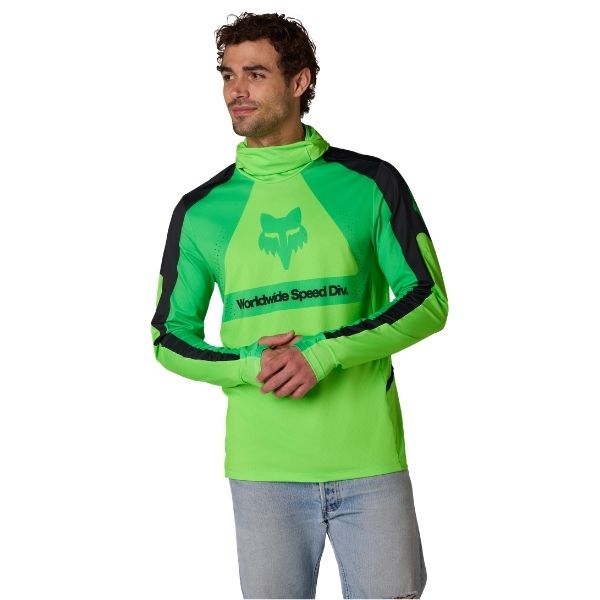 Fox Racing - Ranger Drive Jersey motocross jersey in Green alternate product view 22 sku 38687-330
