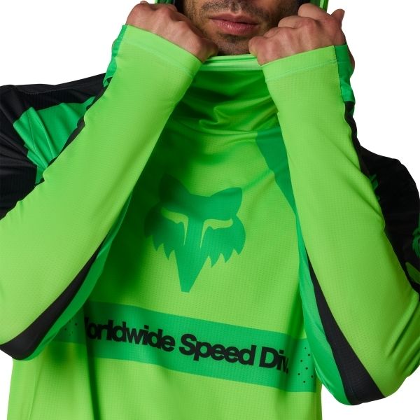 Fox Racing - Ranger Drive Jersey motocross jersey in Green alternate product view 24 sku 38687-330