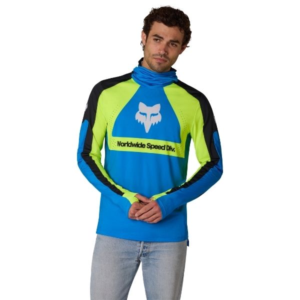Fox Racing - Ranger Drive Jersey motocross jersey in Blue alternate product view 9 sku 38687-330