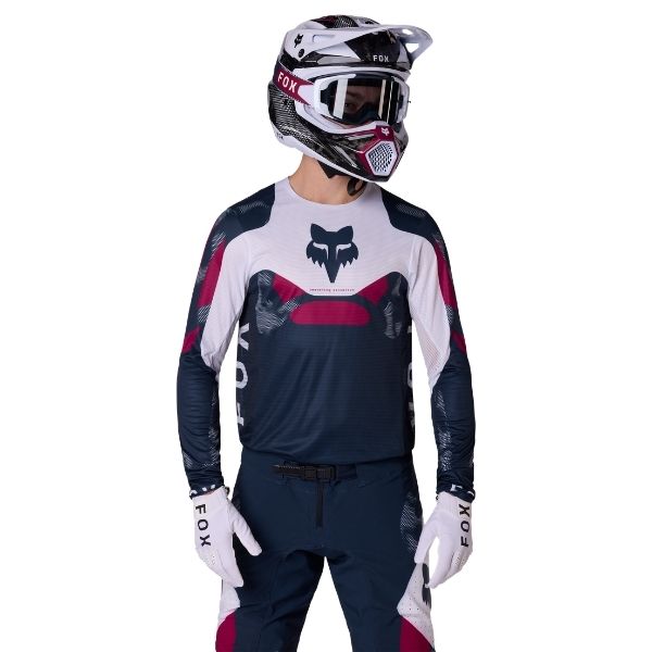Fox Racing - Flexair Tactile Jersey motocross jersey in White alternate product view 9 sku 38688-364