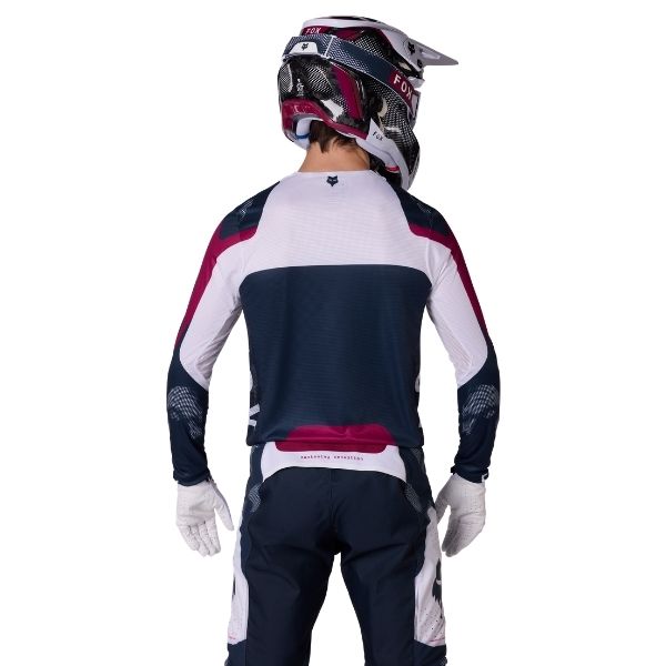 Fox Racing - Flexair Tactile Jersey motocross jersey in White alternate product view 10 sku 38688-364