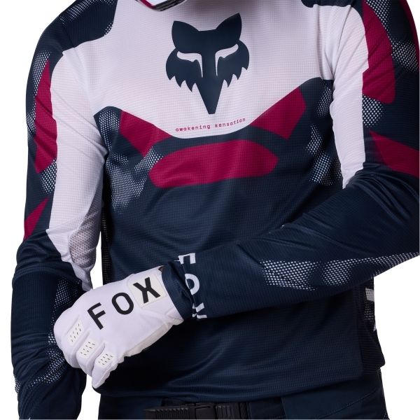 Fox Racing - Flexair Tactile Jersey motocross jersey in White alternate product view 11 sku 38688-364