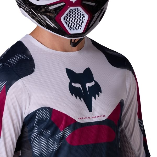 Fox Racing - Flexair Tactile Jersey motocross jersey in White alternate product view 12 sku 38688-364