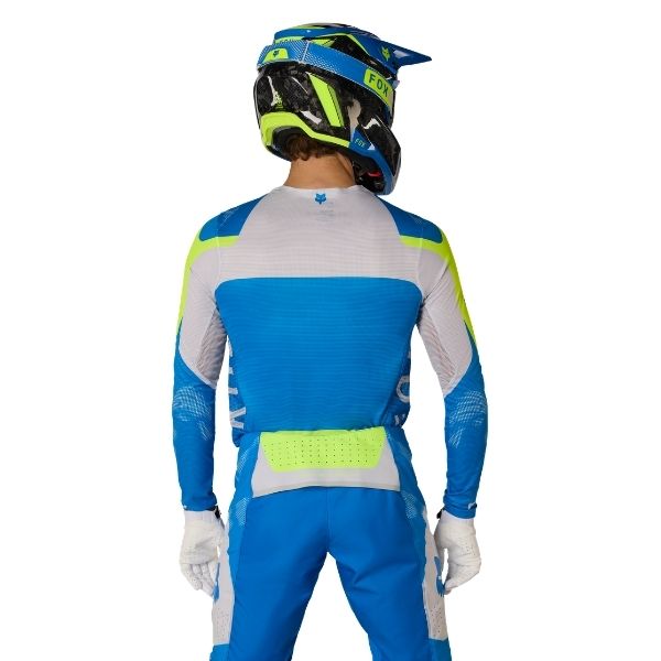 Fox Racing - Flexair Tactile Jersey motocross jersey in Blue alternate product view 4 sku 38688-364