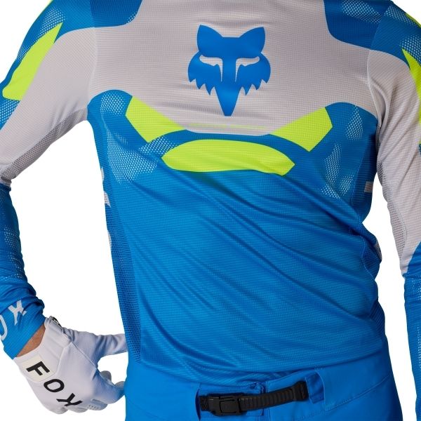 Fox Racing - Flexair Tactile Jersey motocross jersey in Blue alternate product view 5 sku 38688-364