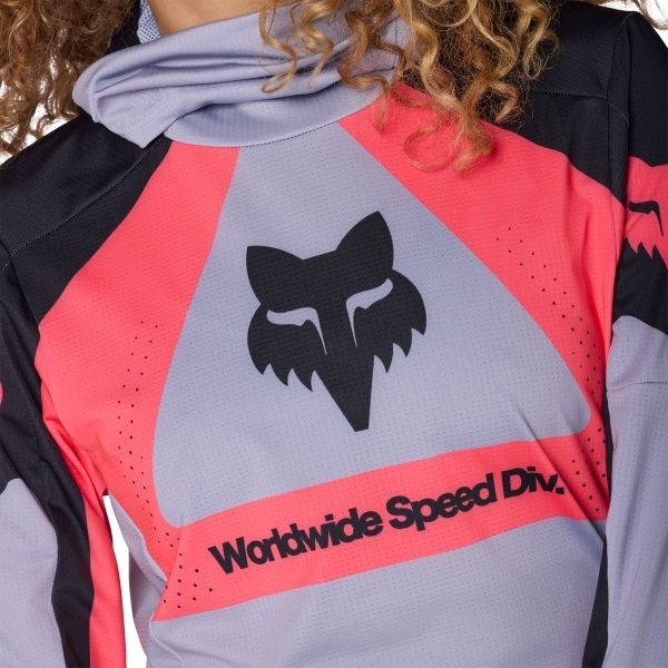 Fox Racing - Ranger Drive Jersey (Womens) motocross jersey in Gray alternate product view 6 sku 38689-172