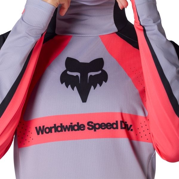 Fox Racing - Ranger Drive Jersey (Womens) motocross jersey in Gray alternate product view 7 sku 38689-172