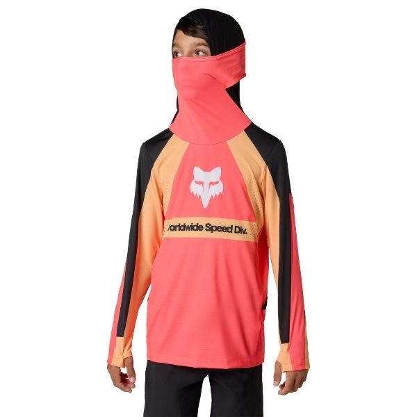 Fox Racing - Ranger Drive Jersey (Youth) motocross jersey in Pink alternate product view 5 sku 38694-065