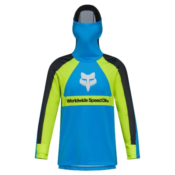 Fox Racing - Ranger Drive Jersey (Youth) motocross jersey in Blue alternate product view 7 sku 38694-065
