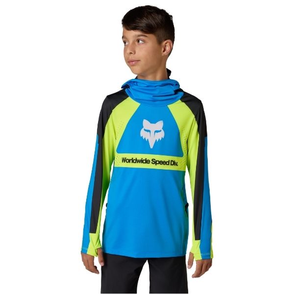Fox Racing - Ranger Drive Jersey (Youth) motocross jersey in Blue alternate product view 9 sku 38694-065