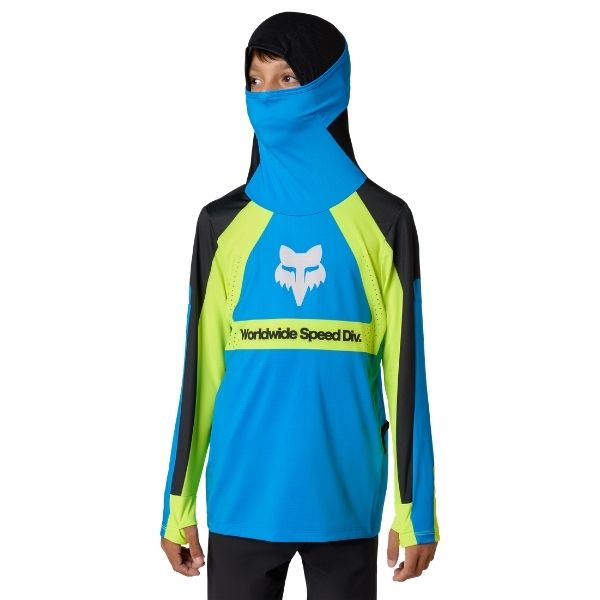 Fox Racing - Ranger Drive Jersey (Youth) motocross jersey in Blue alternate product view 11 sku 38694-065