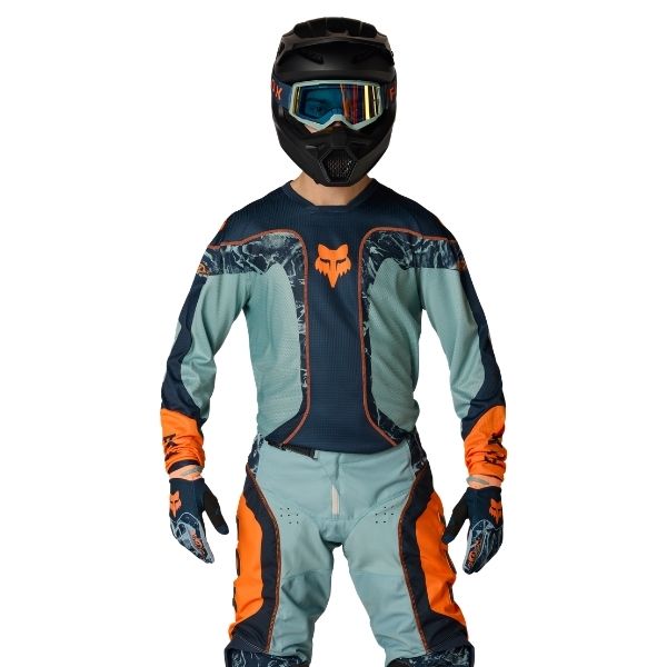 Fox Racing - 180 Image Print Jersey motocross jersey in Blue alternate product view 3 sku 38695-C84