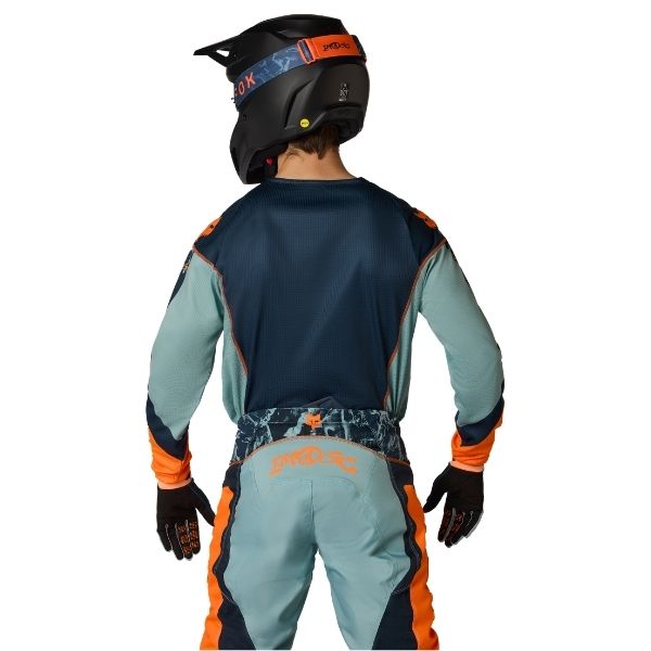Fox Racing - 180 Image Print Jersey motocross jersey in Blue alternate product view 4 sku 38695-C84
