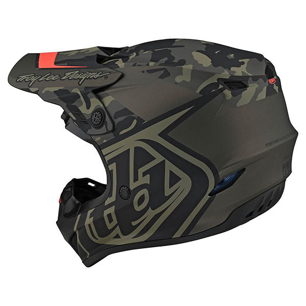 Image of Troy Lee Designs SKU 1032530 GP Overload Camo Helmet Size: XS Colors: Army Green (SKU 1032530)